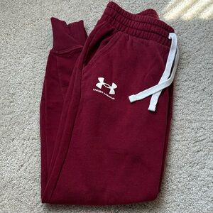 Under Armour Burgundy Joggers